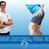 Artrosi dell’anca: cosa fare? Immagine con fisioterapista Fisiomed e paziente